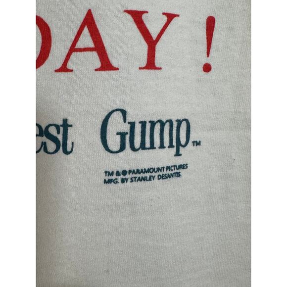 Forrest Gump " Have a Nice Day" Vintage Reprint Single Stitch T-shirt Hanes Tag - Picture 6 of 8